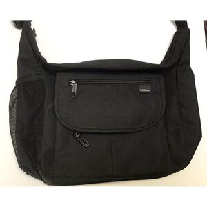 LL BEAN CROSSBODY CLASSIC BAG SHOULDER PURSE BLACK